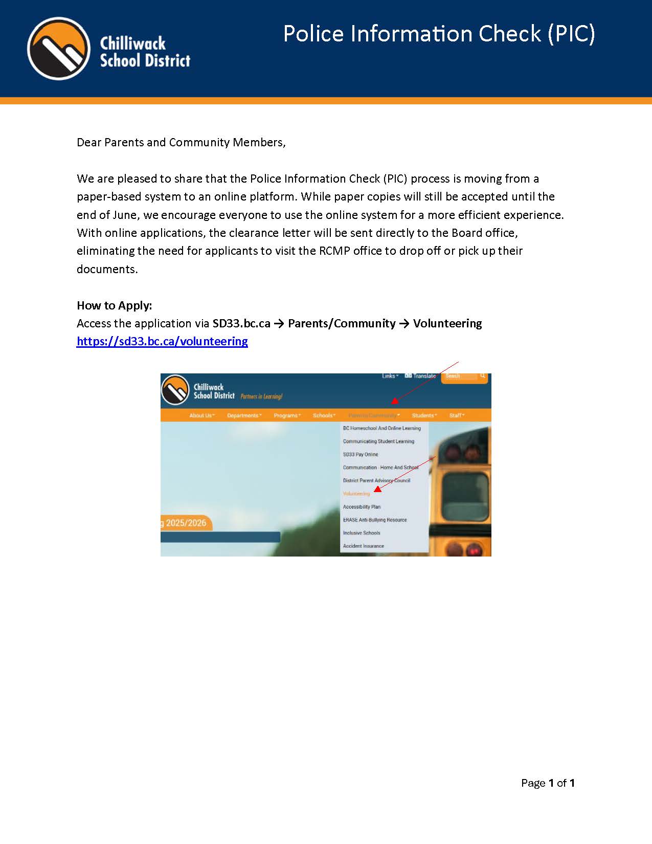 Police information check